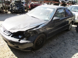 2000 HONDA CIVIC DX BLACK 2DR 1.6L AT A16348